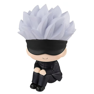 Jujutsu Kaisen - Yuji Itadori Satoru Gojo | Anime Figure Sitting Pose | Car Dashboard Study Table Office Desk Collectible